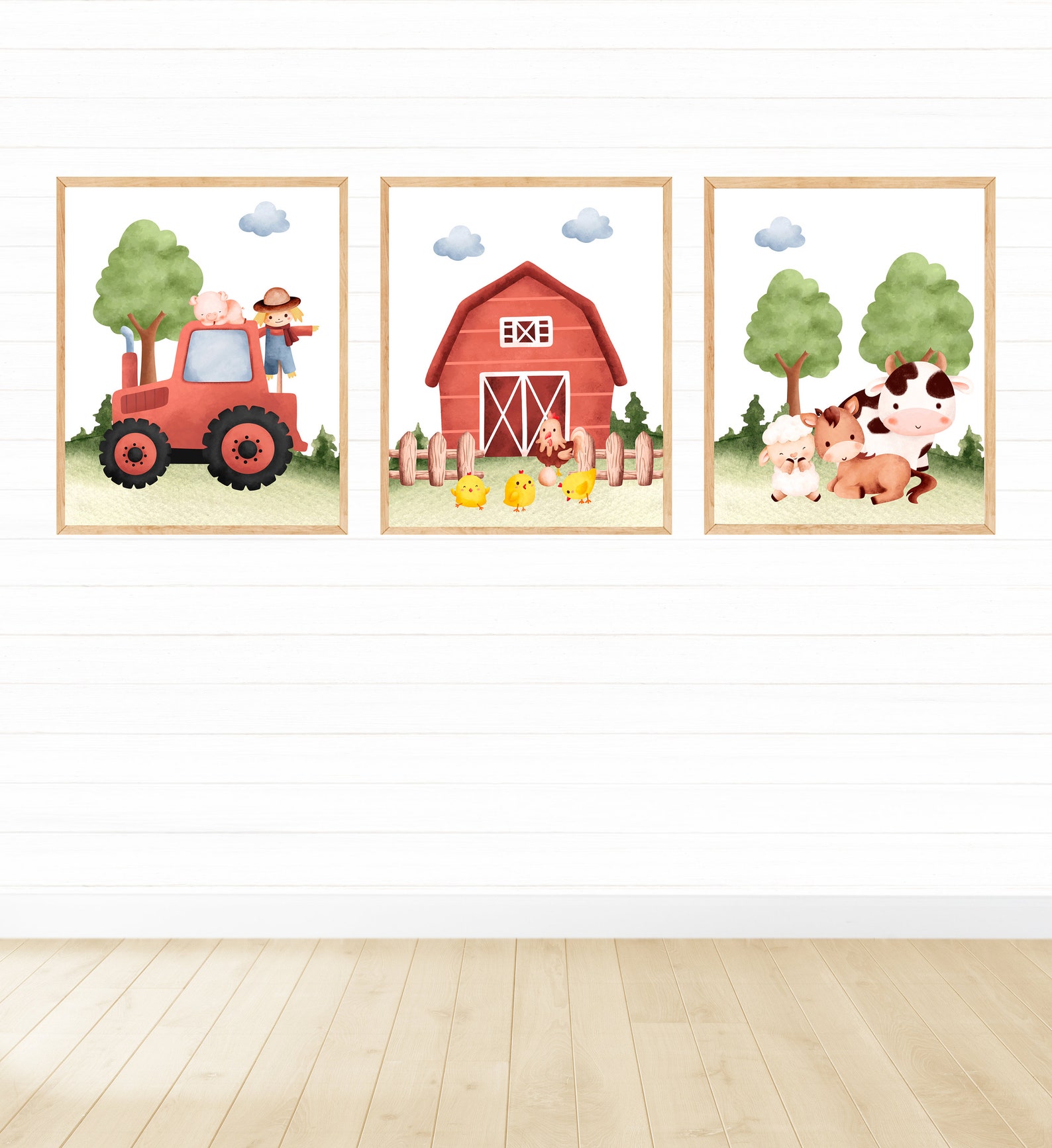 Farm Animal Printable Wall Art Digital Download Farm Wall - Etsy