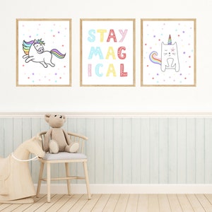 Girl Printable Wall Art Set for Bedroom Decor Digital - Etsy