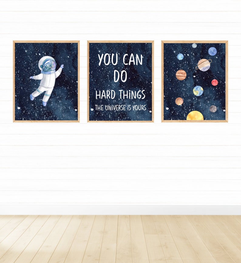 Printable Outer Space Wall Art Digital Download Printable Etsy