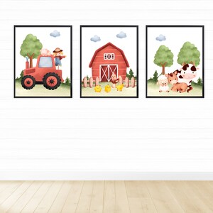Farm Animal Printable Wall Art Digital Download Farm Wall - Etsy