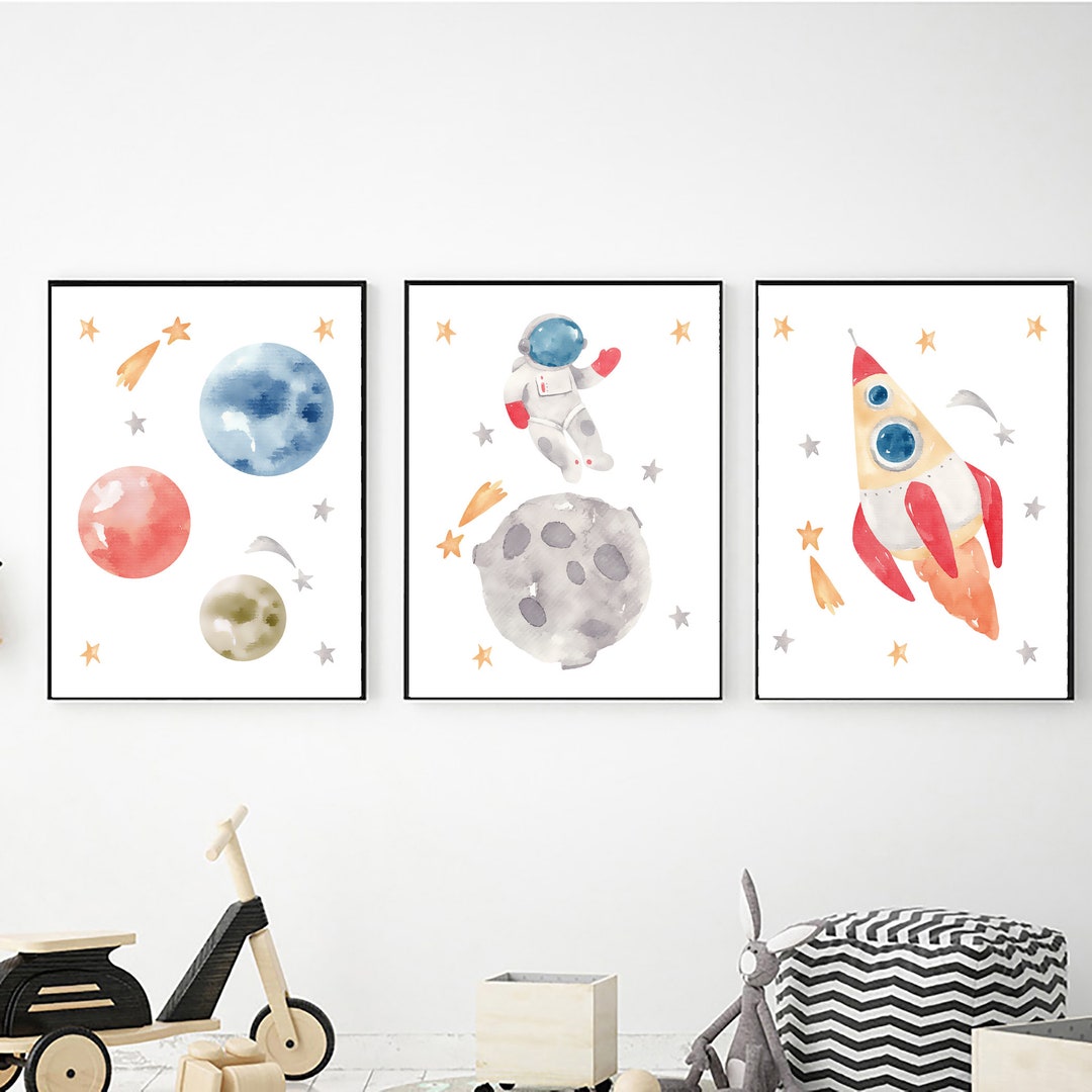 Printable Outer Space Wall Art, Digital Download, Printable Wall Art ...