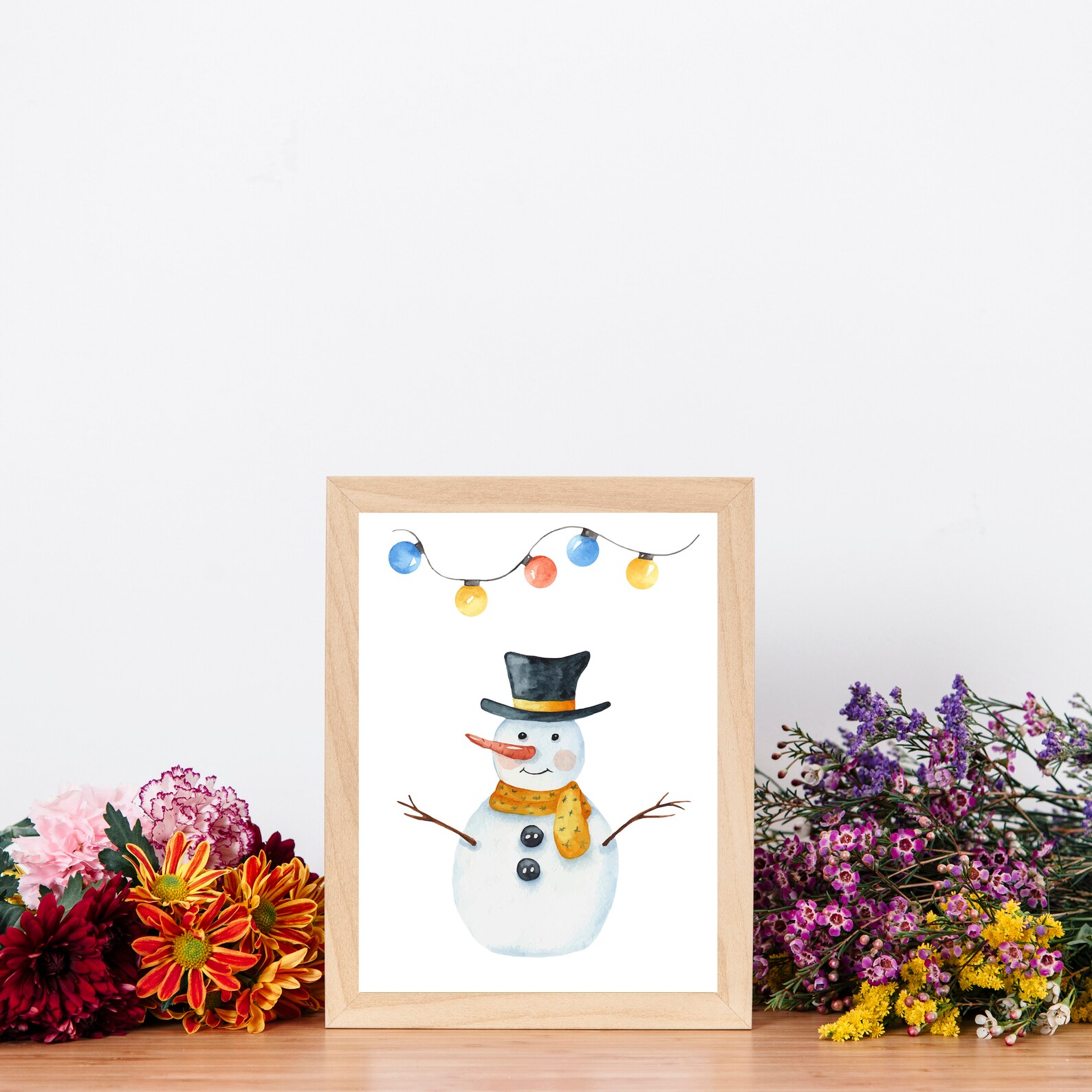 Printable Christmas Wall Decor Printable Wall Art Digital Etsy