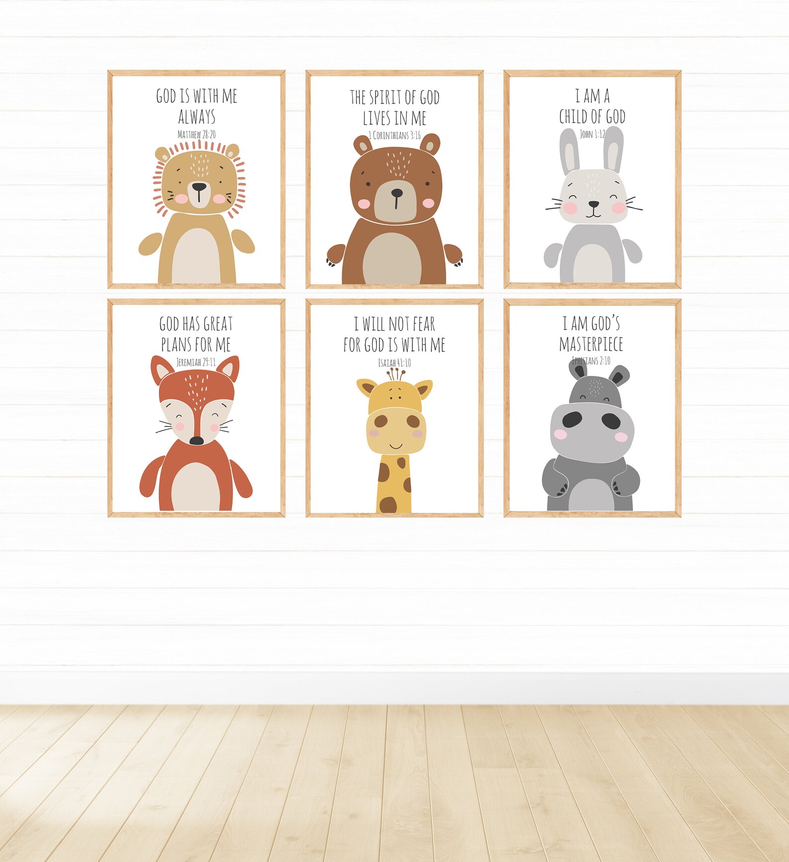 Bible Verse Printable Wall Art for Kids Room Decor Digital | Etsy