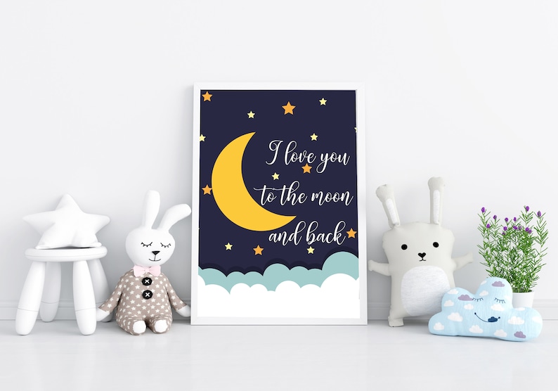 Outer Space Nursery Decor Digital Download Outer Space Etsy
