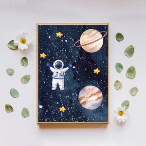 Set of 6 Outer Space Wall Art Digital Download Printable Wall - Etsy