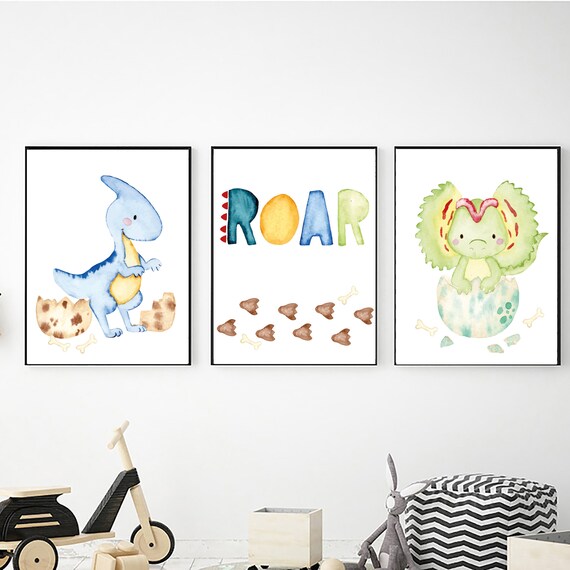 Printable Dinosaur Wall Art Digital Download Printable Wall Etsy
