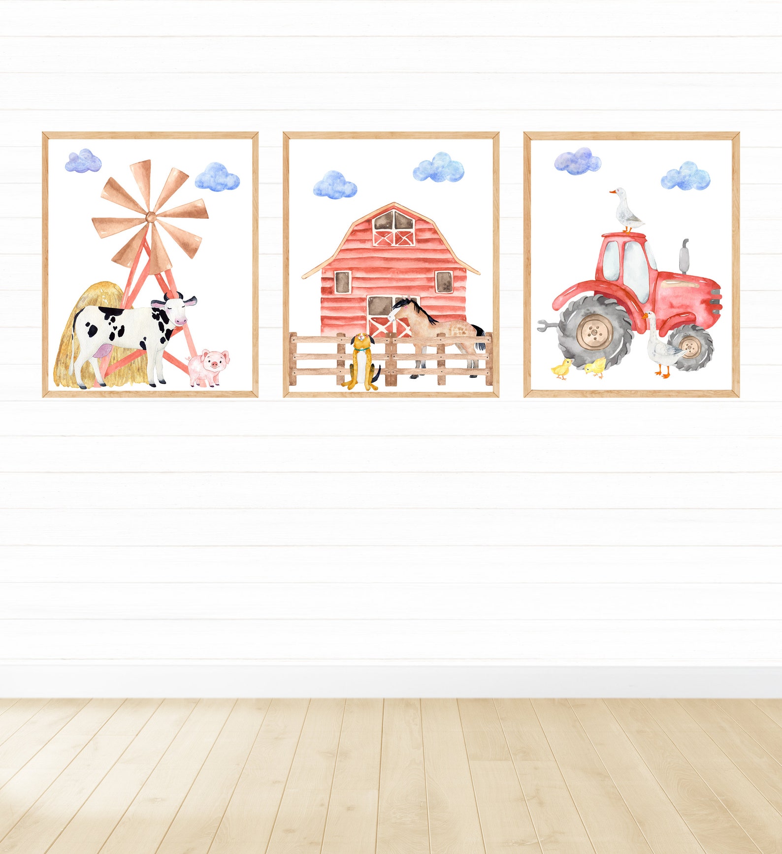 Farm Animal Wall Art Printable Wall Art Digital Download - Etsy