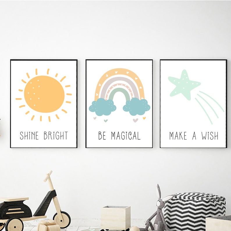 Printable Girls Wall Art Digital Download Printable Wall | Etsy