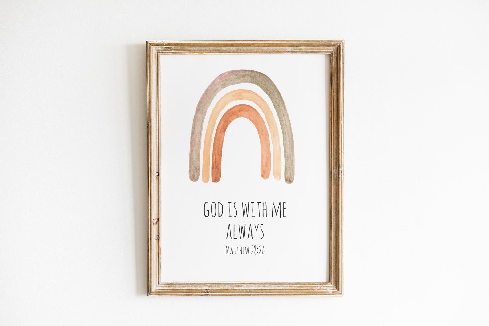 Bible Verse Printable Wall Art for Nursery Decor Digital | Etsy