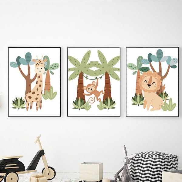 Safari Nursery Decor Etsy