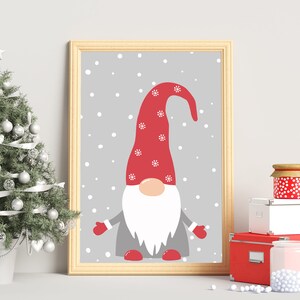 Scandinavian Gnomes Wall Art Printable Wall Art Digital - Etsy