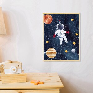 Set of 6 Outer Space Wall Art Digital Download Printable Wall - Etsy