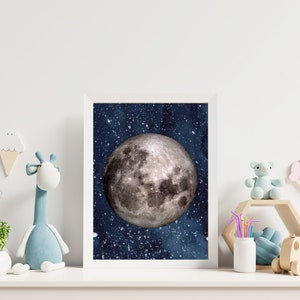 Printable Planets Wall Art Set Digital Download Art Prints - Etsy