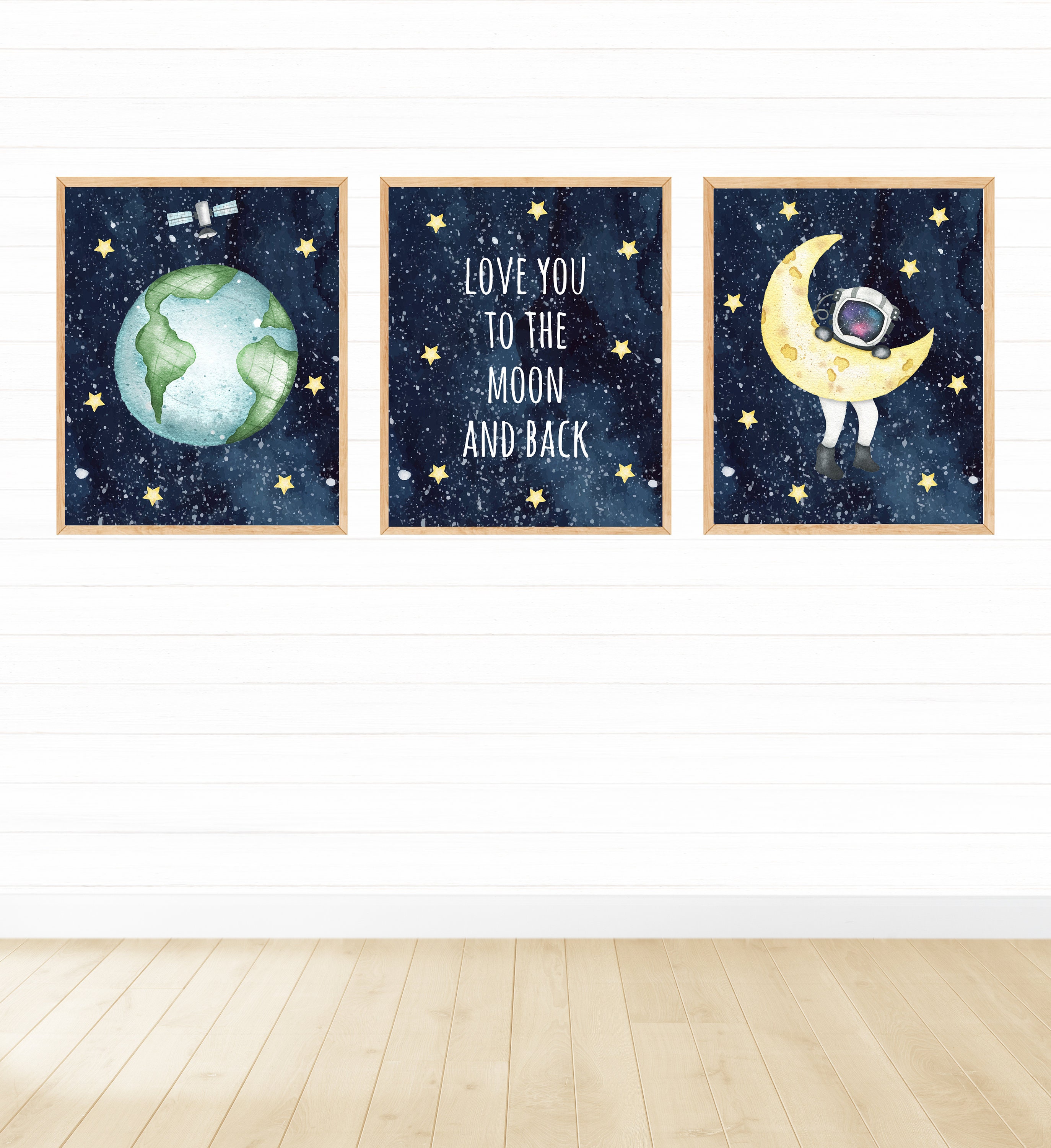 Outer Space Wall Art for Kids Printable Wall Art Digital Etsy