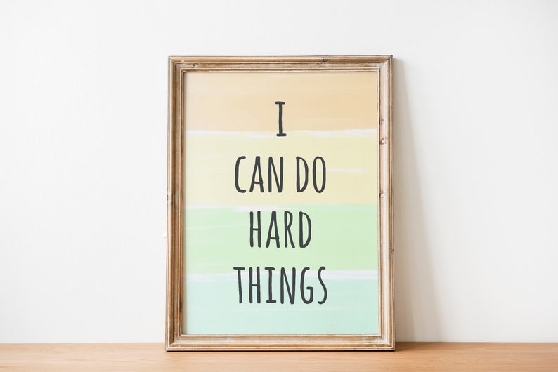 Motivational Printable Wall Art Set for Kids Digital - Etsy