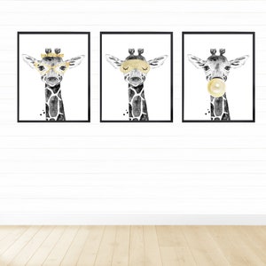Giraffe Wall Art Digital Download Printable Wall Art - Etsy