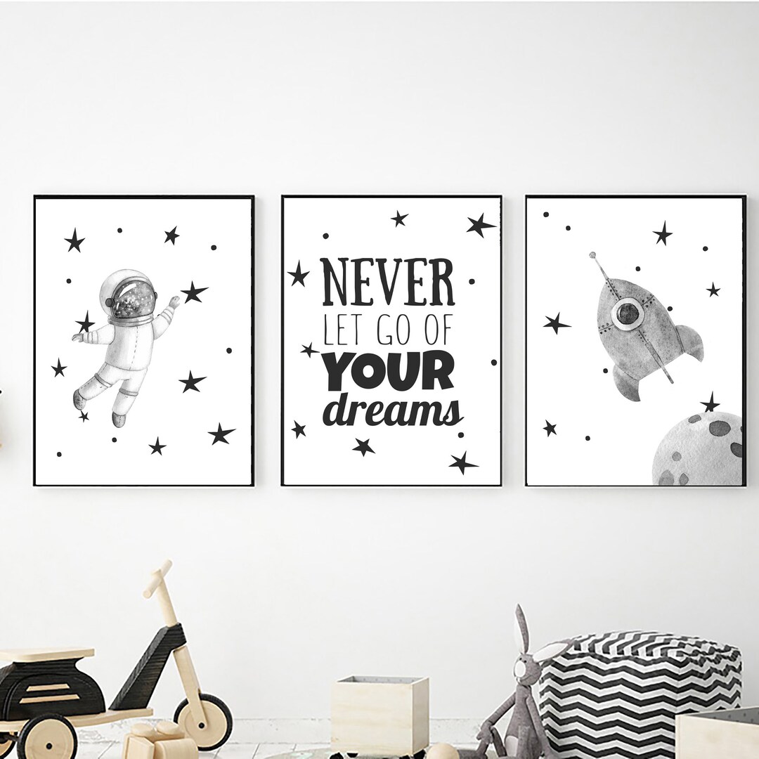 Space Wall Art Set Digital Download Printable Wall Art - Etsy
