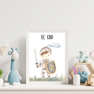Printable Knights Wall Art, Digital Download, Printable Wall Art, Boy ...