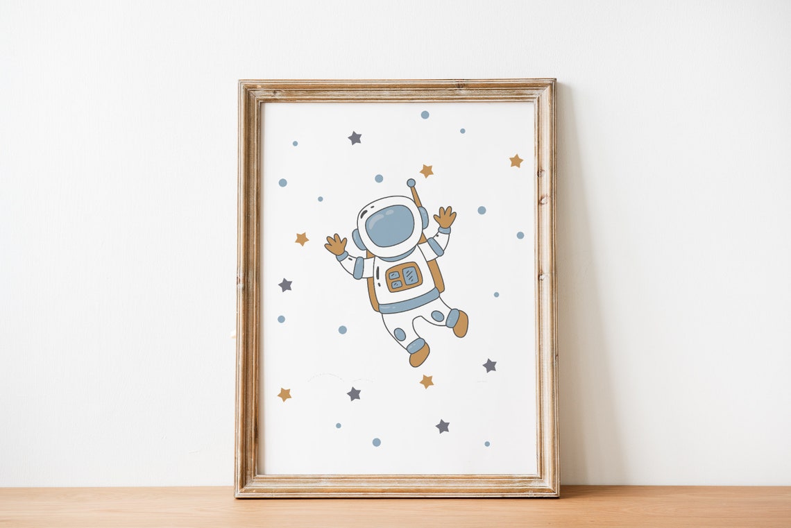 Outer Space Printable Wall Art Set of 3 Digital Download Etsy