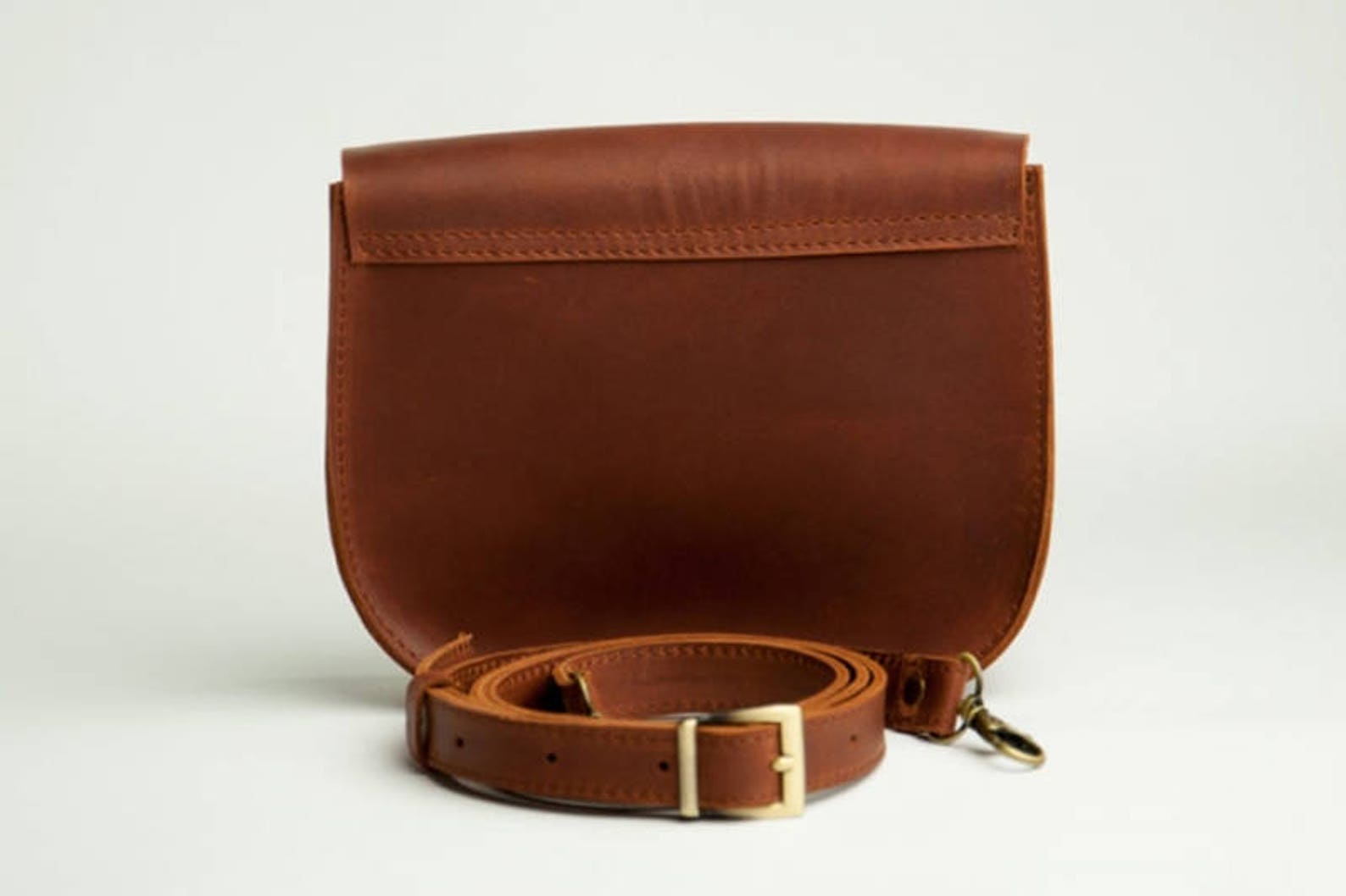 Ginger Shoulder Bag Natural Leather Bag Cross body Bag Brown Etsy