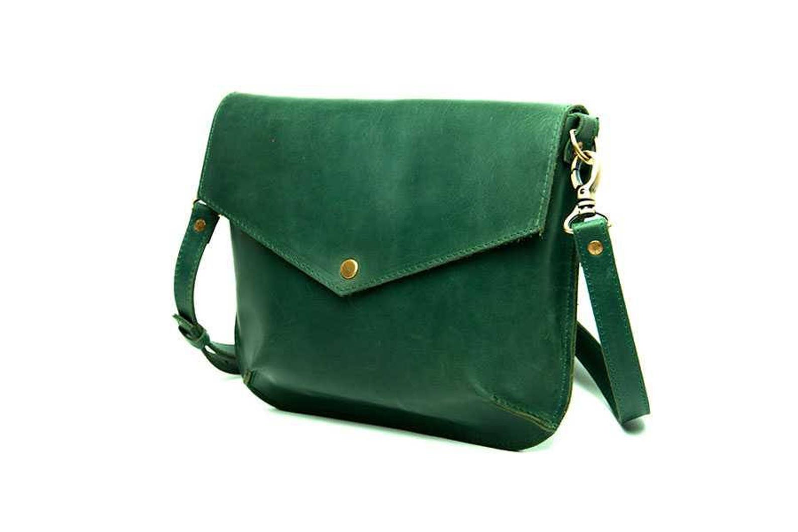 Green Shoulder Bag Natural Leather Bag Crossbody Bag Shoulder - Etsy