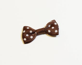 Bow tie with Brown dots.
