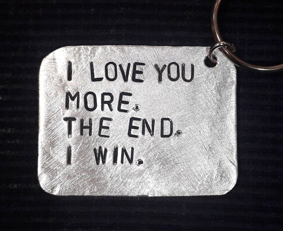 I Love You More The End I Win Love For Christmas Day Wife Gift Etsy
