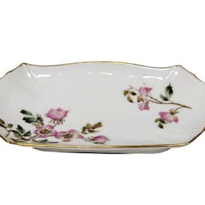 Plat à Hors-d'œuvre En Porcelaine – CFH GDM France – Blanc, Fabrication Française