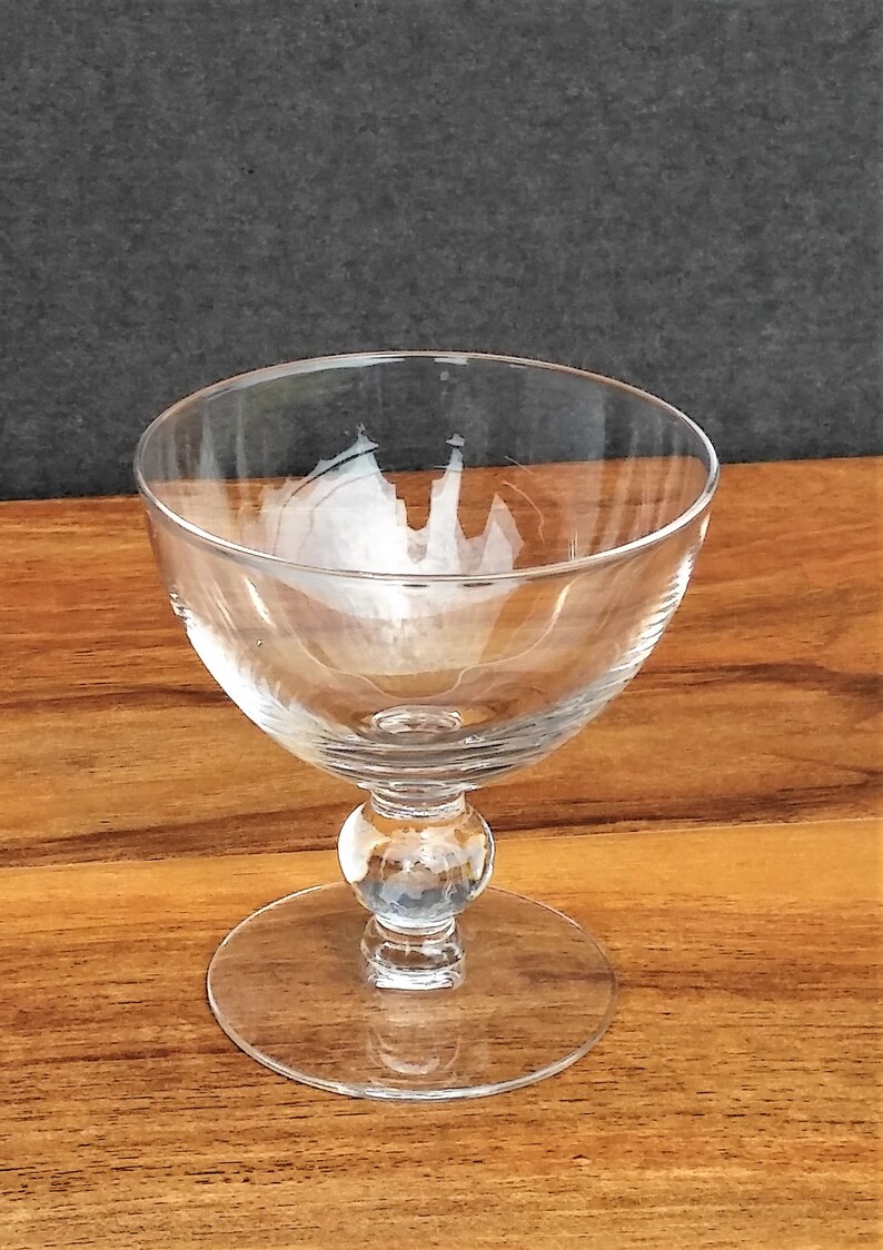 Vintage Daiquiri Glasses Set of 10 6oz Clear Glass Mid Etsy