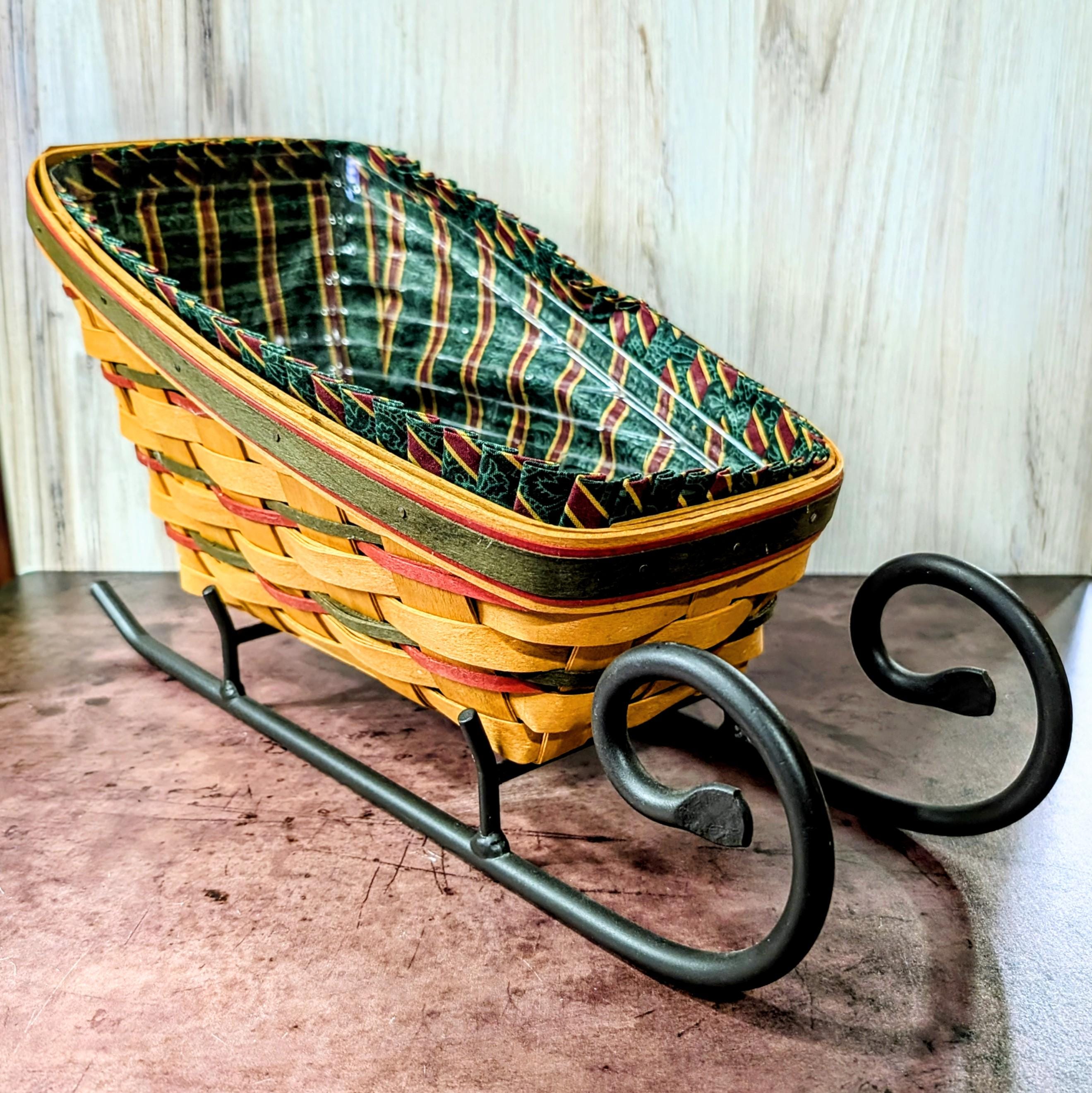 Longaberger Sleigh Basket - Etsy