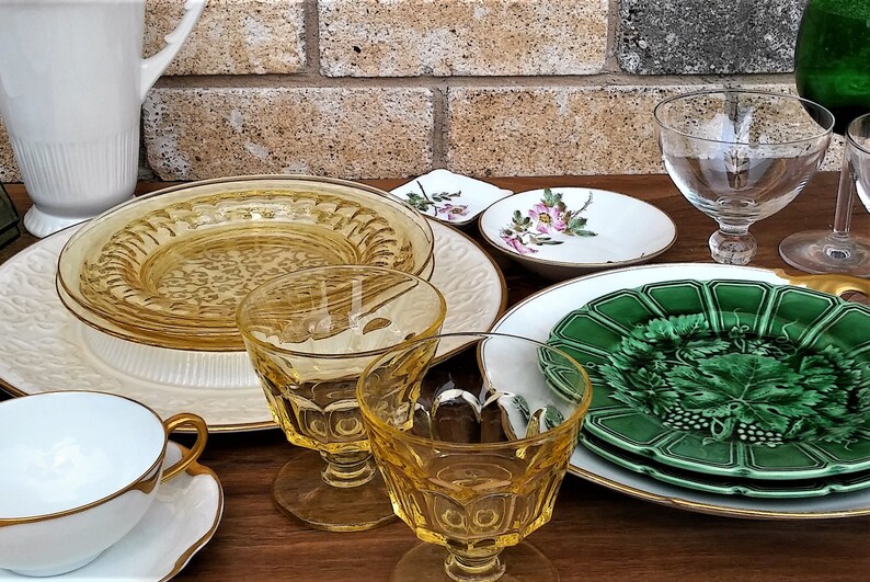 Vintage Daiquiri Glasses Set of 10 6oz Clear Glass Mid Etsy