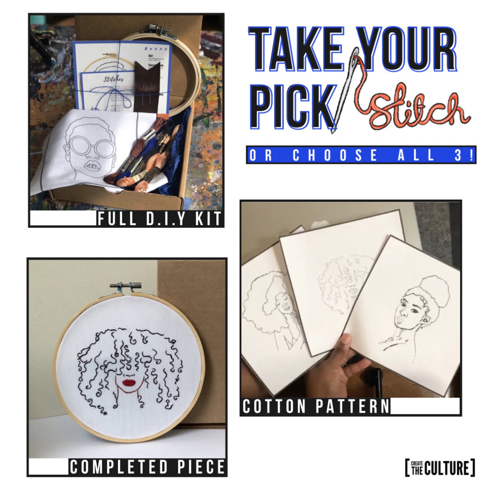 IT'S STRENGTH. DIY Embroidery Kit diy for adults Gift Etsy