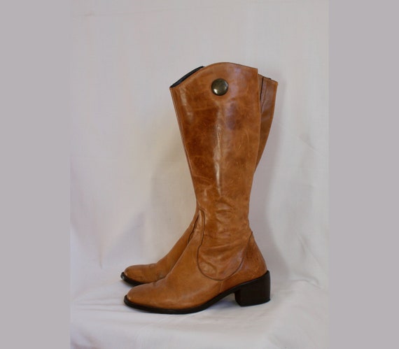 calf leather boots uk