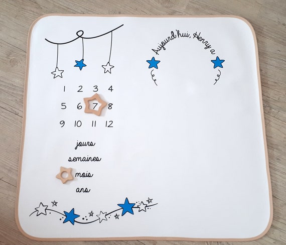 Couverture Etape Bebe Etoiles Avec Sac De Rangement Etsy