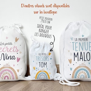 Sac à doudou personnalisé / Petits et grands pochons en polyester