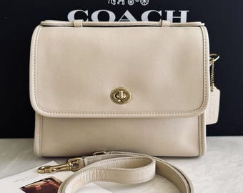 おすすめ Coach Black 90s Vintage Court USA in Made / #9870 Bag バッグ