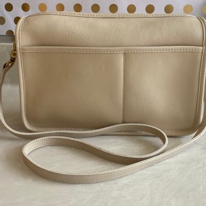New Coach Vintage Bone Companion Shoulder Bag 80's