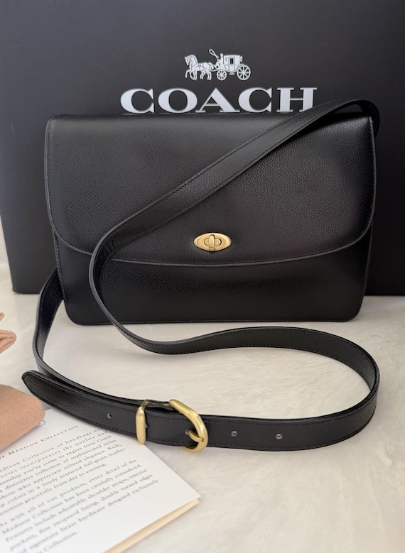NWT Coach Vintage Madison Royalton Bag Black 4403 Italy Original 
