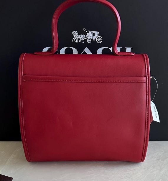 NWT Coach Vintage Red Manor Top Handle Bag 9977 USA - Etsy NWT Coach Vintage Red Manor Top Handle Bag 9977 USA - Etsy