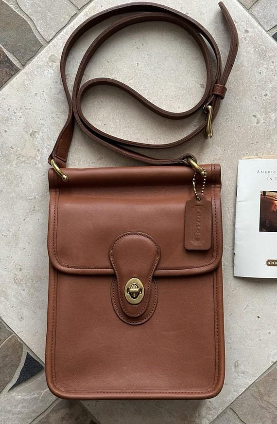 Coach Vintage Messenger Bag Shoulder 茶 Coach | Bags | Vintage Coach Nyc Carrier Messenger Shoulder Bag