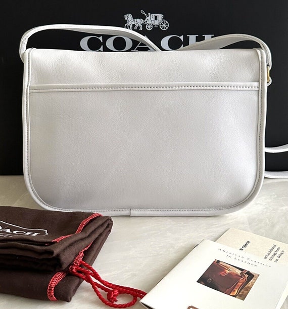 vintage coach old ✨ ivory White bag Vintage Coach SoHo Soft Leather Small Ivory Tote Bag 9544 | eBay