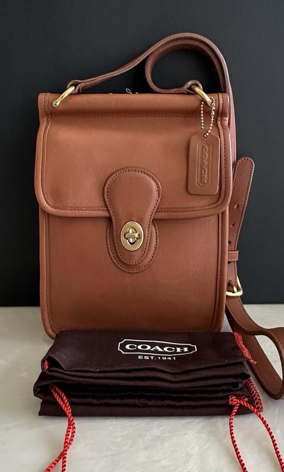 NOS Coach Vintage Tan Murphy Bag 9930 USA - Etsy