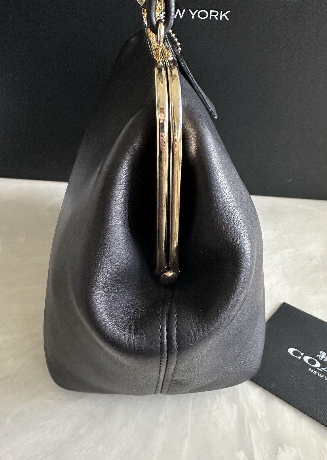 Coach Vintage LTD Black Lindy Kisslock Frame Swing Bag 9003 Coach Vintage LTD Black Lindy Kisslock Frame Swing Bag 9003