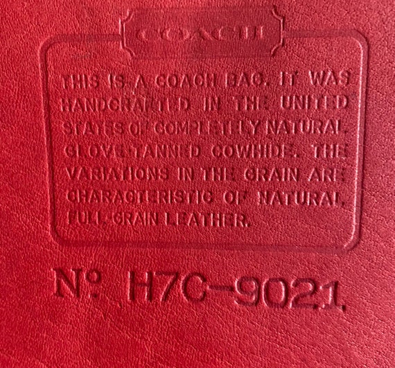 Coach - Authenticated Handbag - Leather Red for Women, Never Worn, with Tag