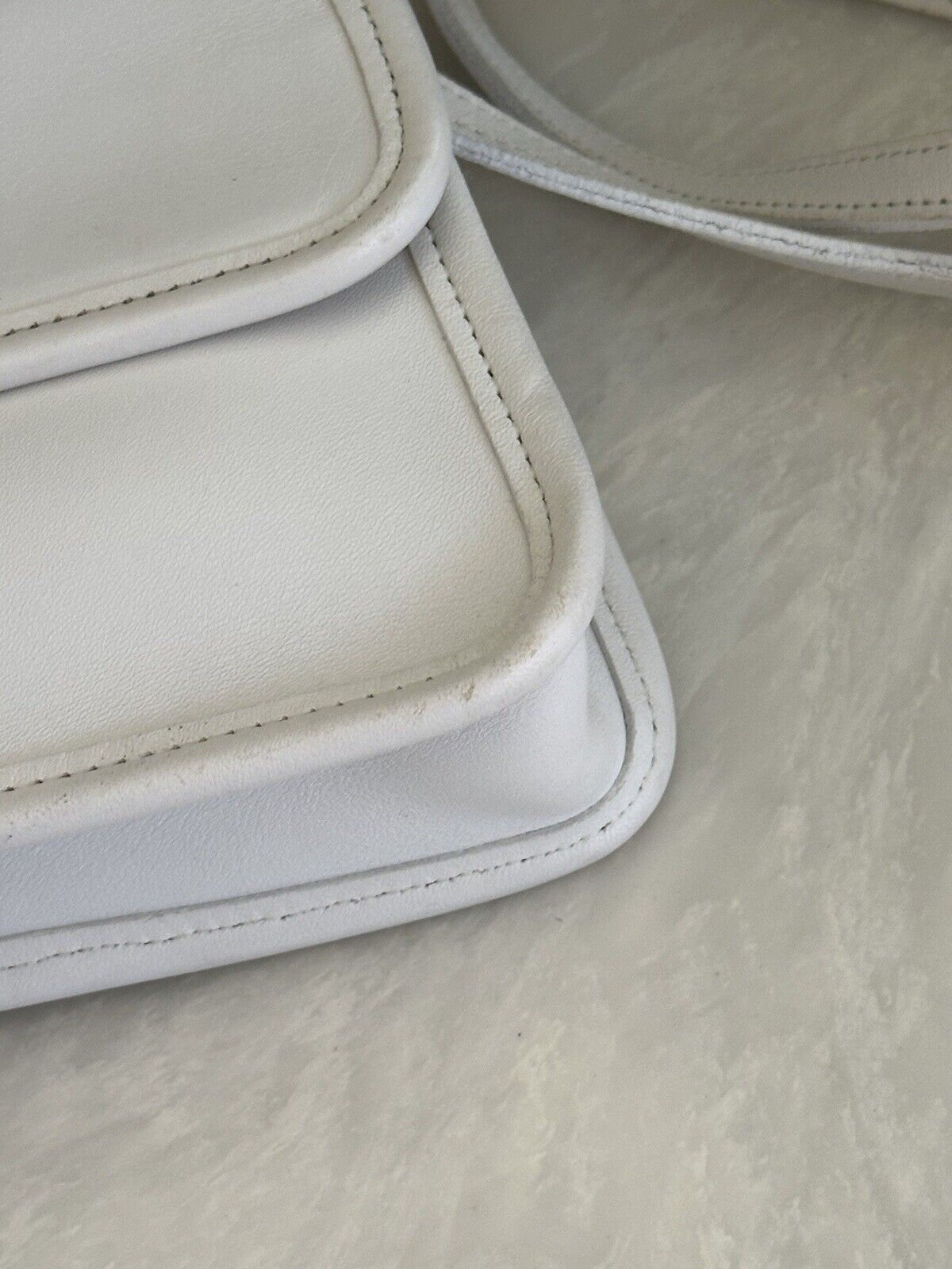 Coach Vintage White (white) Geometric Top Handle Crossbody