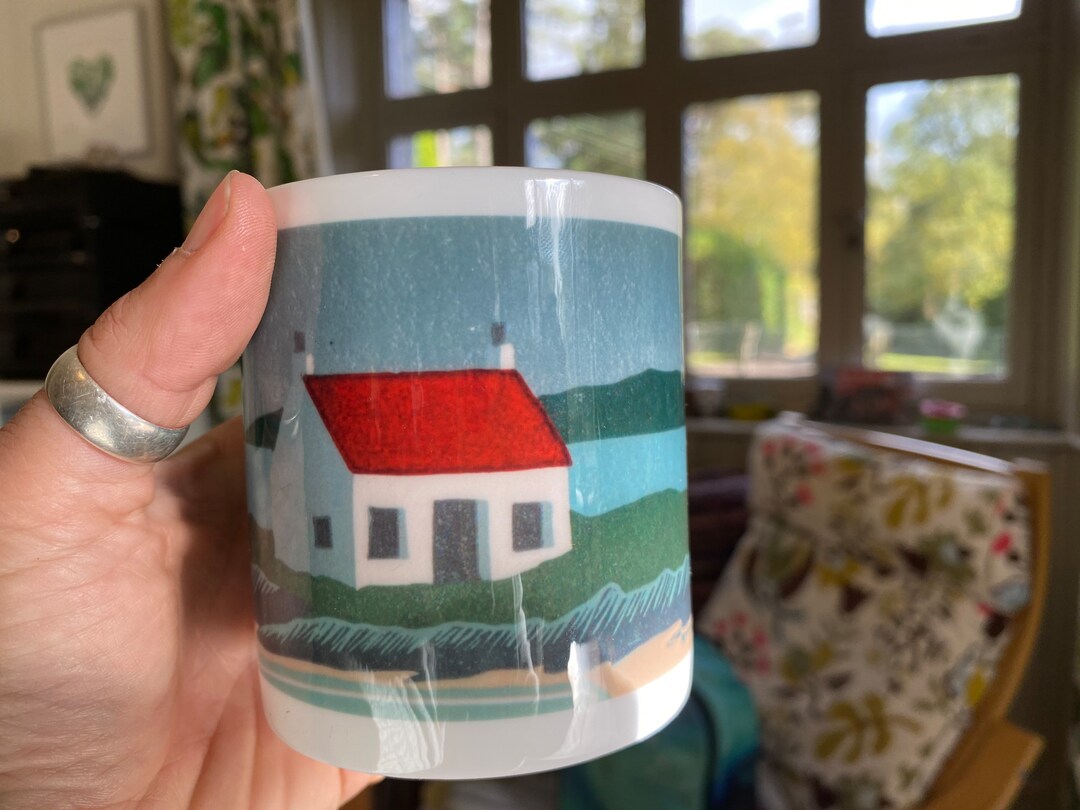 Barra Red Roof Cottage Mug Bothy - Etsy