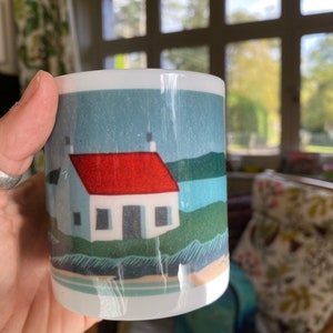 Barra red roof cottage mug bothy