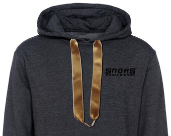 SNORS hoodies-SATIN Hoodieband GOLD-2 lengths-cord for hoods flat