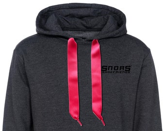 SNORS Hoodies-SATIN Hoodieband PINK-2 lengths-cord for hoods flat