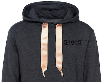 SNORS Hoodies - SATIN Hoodieband PFIRSICH - 2 Längen - Kordel für Kapuzen flach